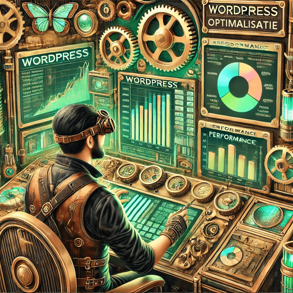 WordPress technicus welke de prestatie statistieken in de gaten houdt